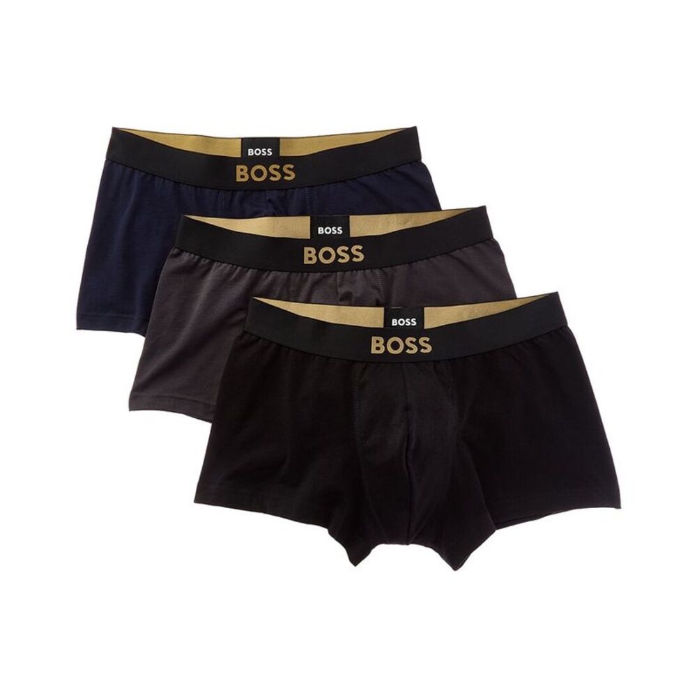 Hugo Boss Mens Boss  Set Of 3 Trunk